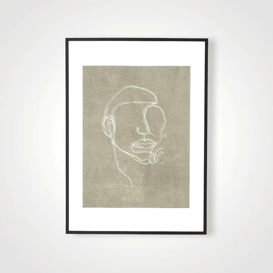 Bloomingville Hakeem Modernist Print.