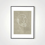 Bloomingville Hakeem Modernist Print.