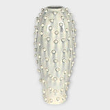 Tall Grey Bobble Vase.