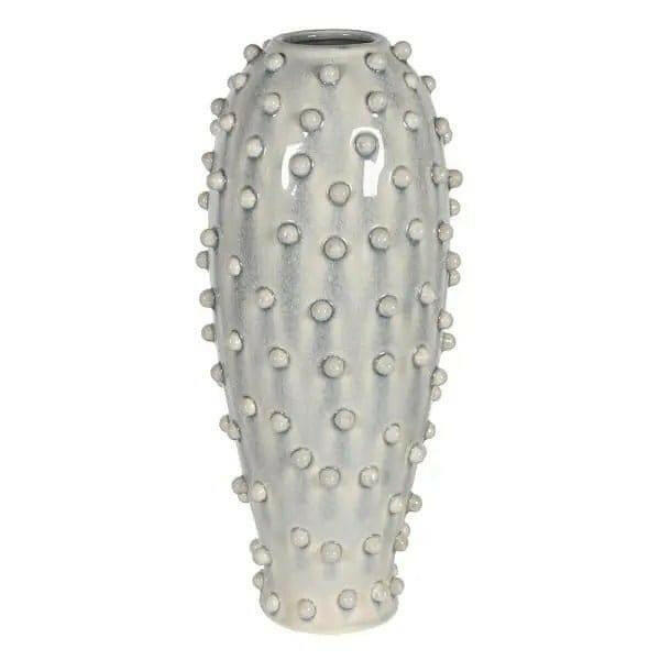 Tall Grey Bobble Vase.