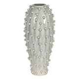 Tall Grey Bobble Vase.