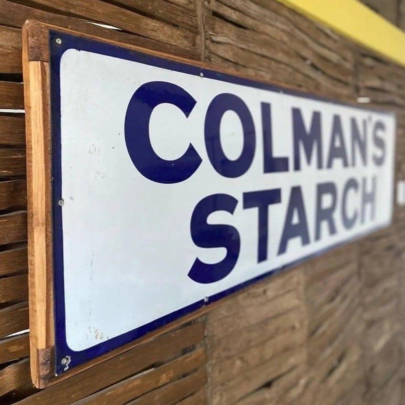 Colmans Starch Enamel Sign - Persora