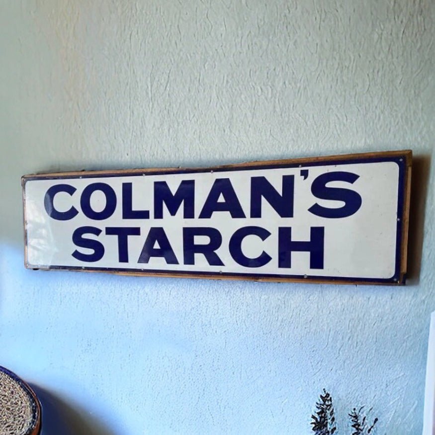 Colmans Starch Enamel Sign - Persora