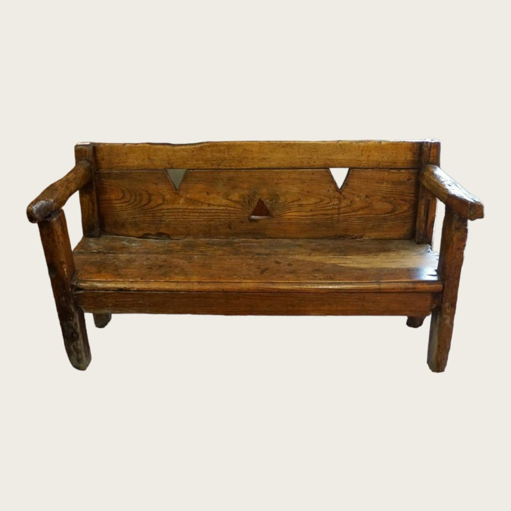 Early Elm Rustic Child's Bench - Persora