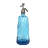 Entrepots de Brevannes Vintage Blue Glass Soda Bottle.