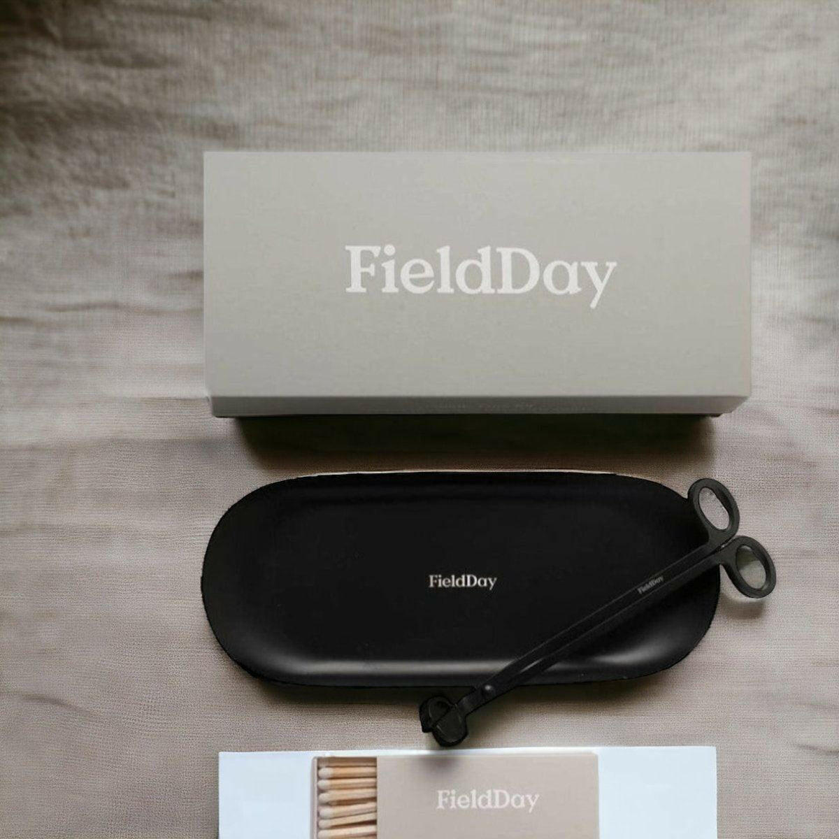 Field Day Candle Care Kit with Wick Trimming Scissors.