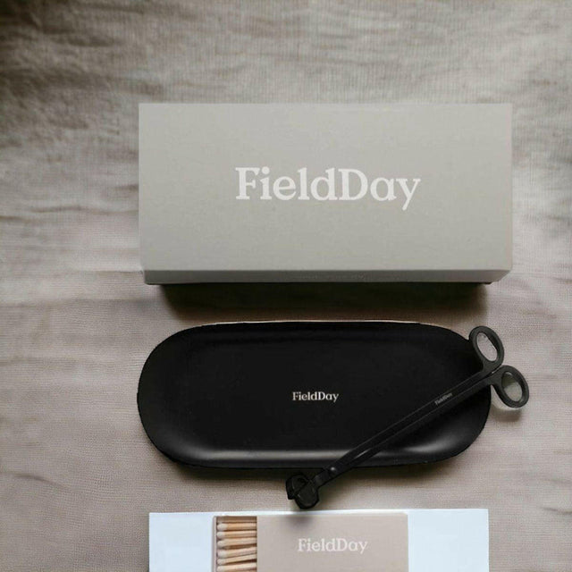 Field Day Candle Care Kit with Wick Trimming Scissors.