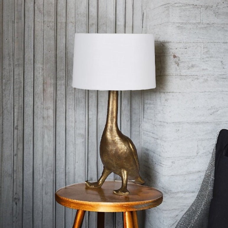 Golden Goose Base Table Lamp with Shade - Persora