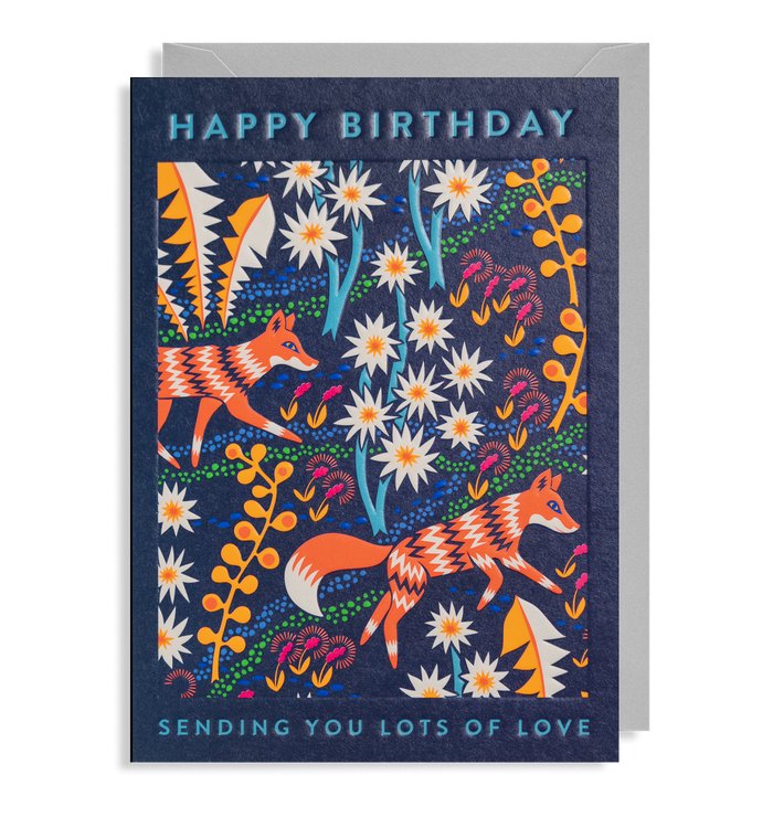 Happy Birthday Sending Lots Of Love Card - Persora