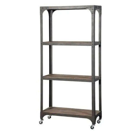 Industrial Style 3 Tier Shelf on Wheels.