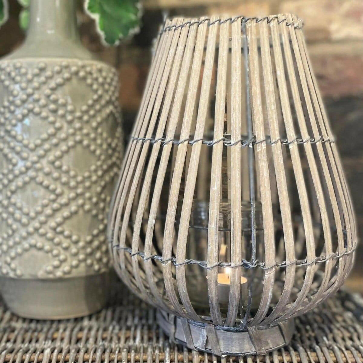 Large Grey Willow Lantern.