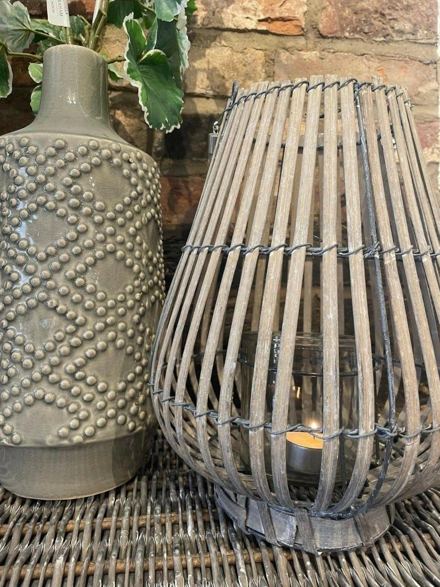 Large Grey Willow Lantern.