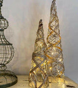 Large Light Up Sequin Cone Tree.