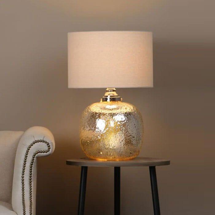 Lava Gold Glass Table Lamp - Persora