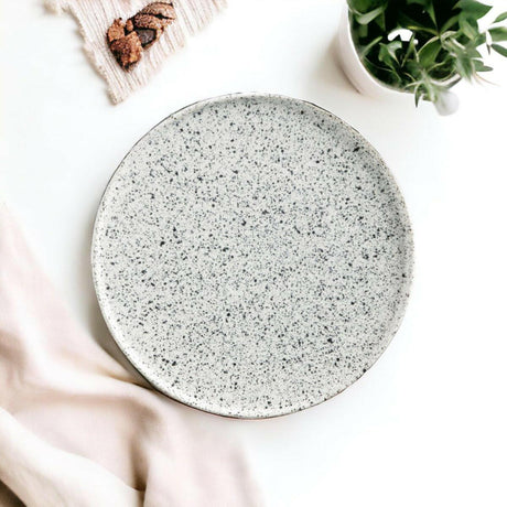 Maxwell & Williams Caviar Speckle 24.5cm High Rim Plate - Persora