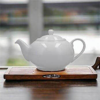 Maxwell & Williams White Basics Fluted Tea Pot.