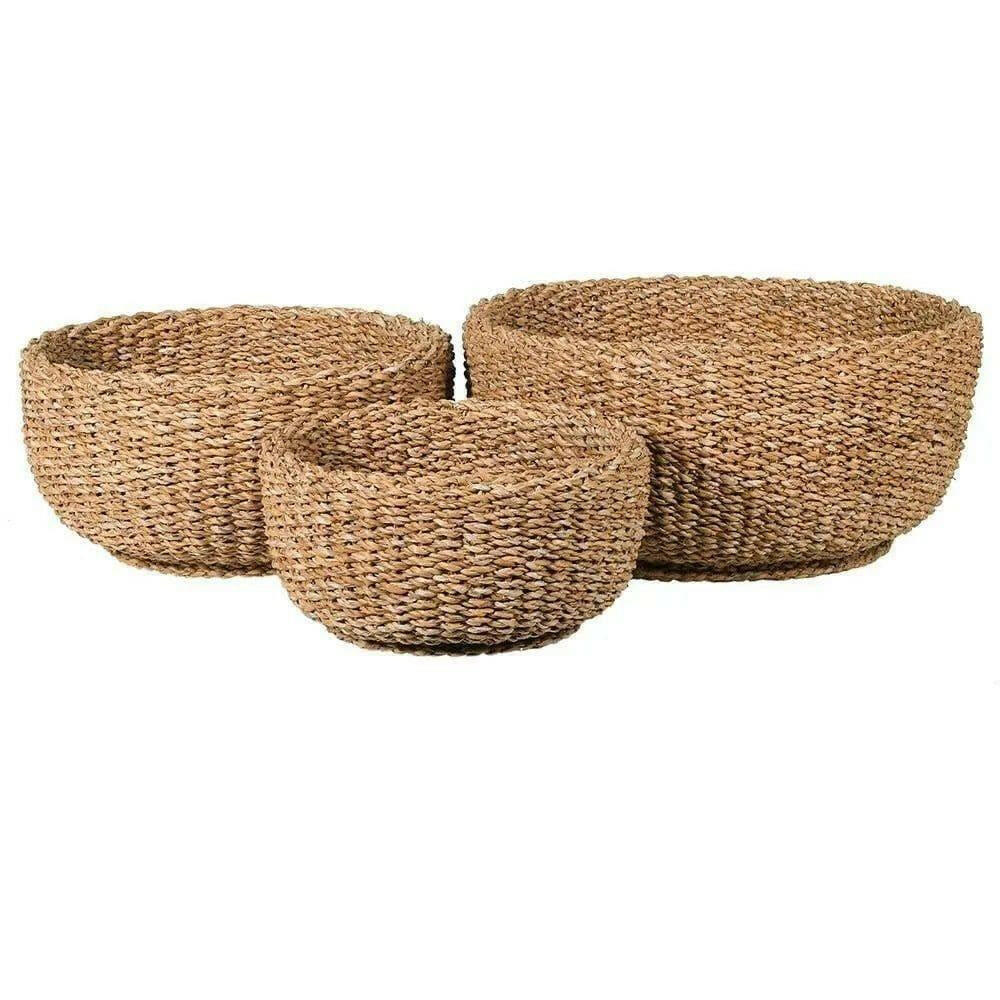 Medium Round Woven Basket.