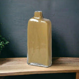 Mid Century Modern Glass Vase in Sand.