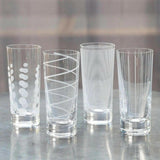 Mikasa Cheers High Ball Glasses.