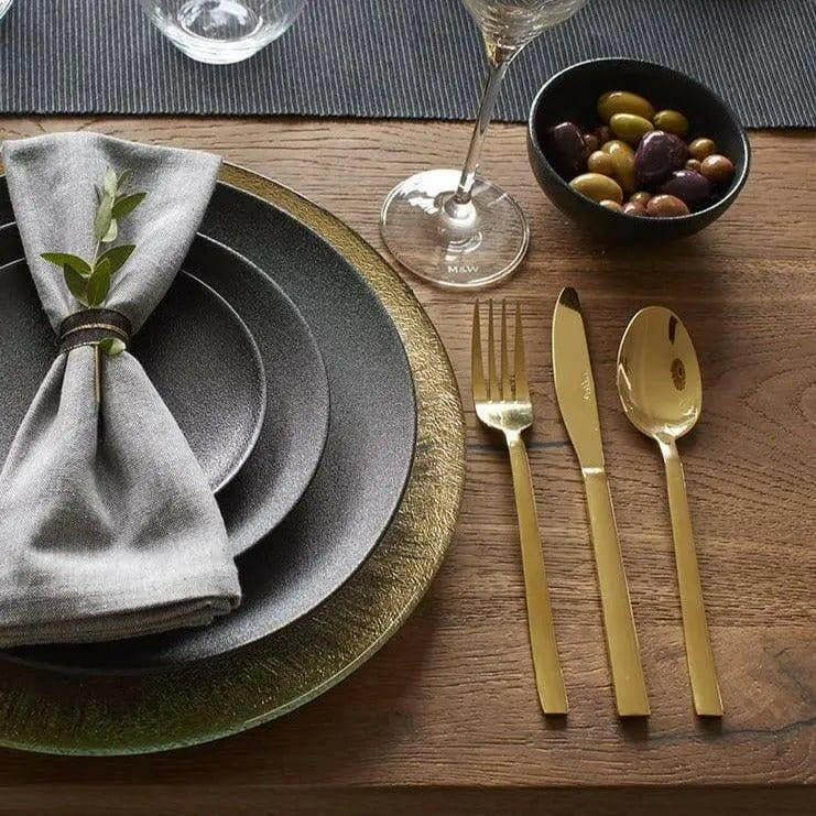 Mikasa Ciara Diseno 16 Piece Cutlery Set - Gold.