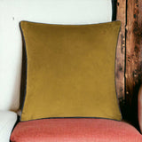 Moss Green Velvet Cushion - Persora