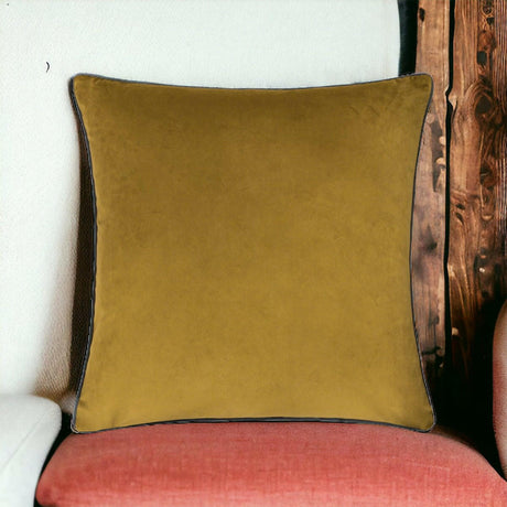Moss Green Velvet Cushion - Persora