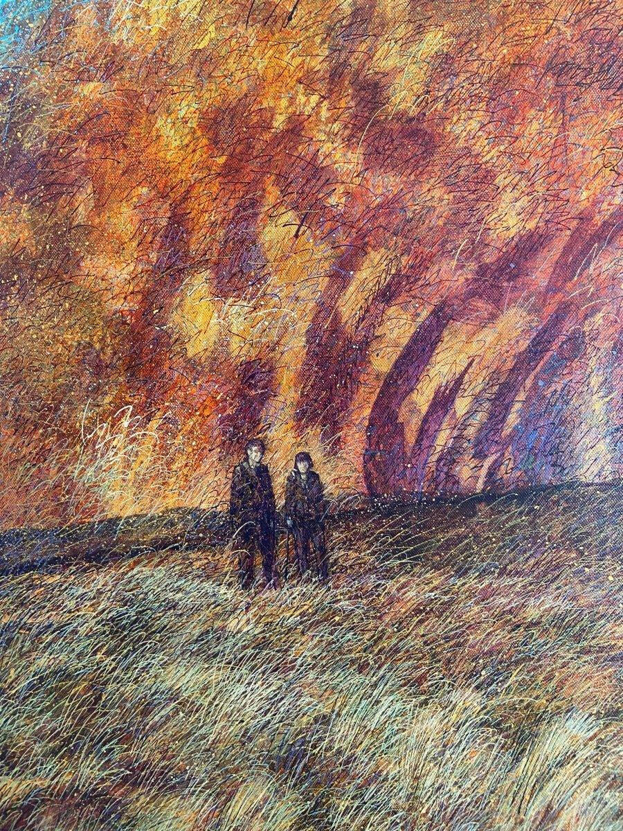 Original Pen & Ink Art ‘Pen Llithrig Y Wrach’ by Tony Purser - Persora