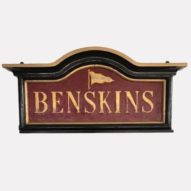 Original Vintage Benskins Advertising Sign - Persora