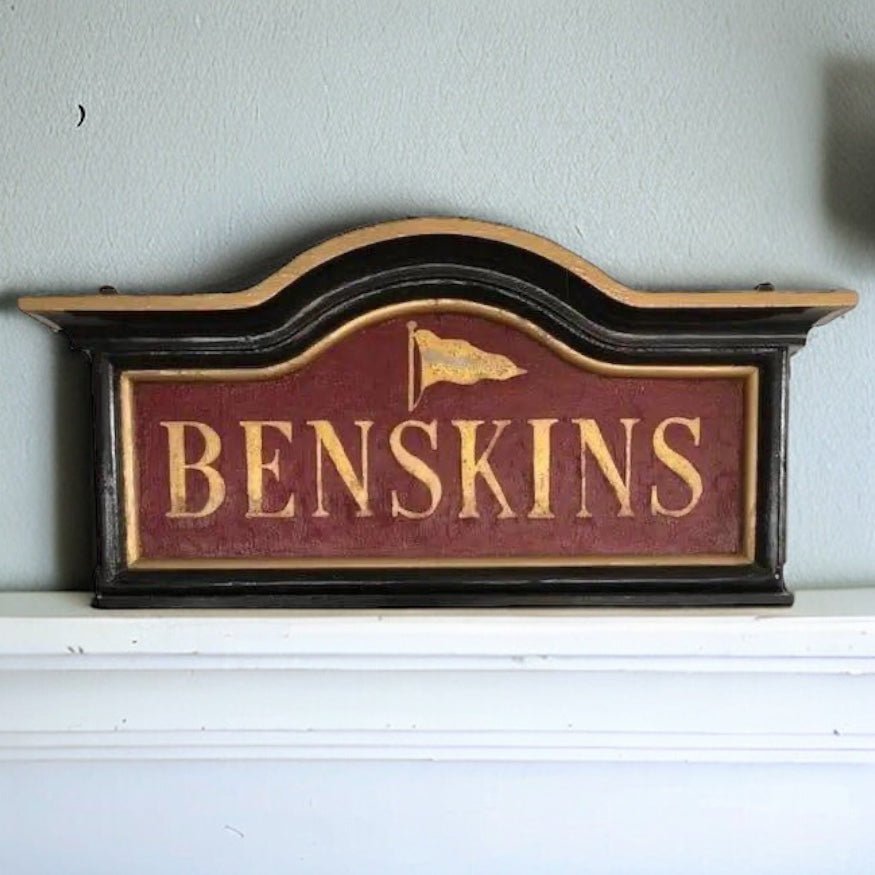 Original Vintage Benskins Advertising Sign - Persora