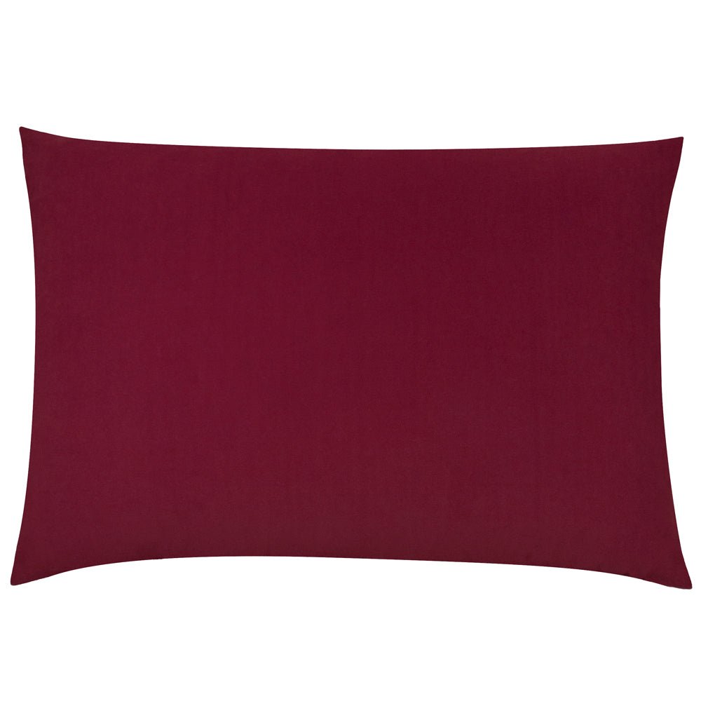 Oxblood Red Velvet Cushion - Persora