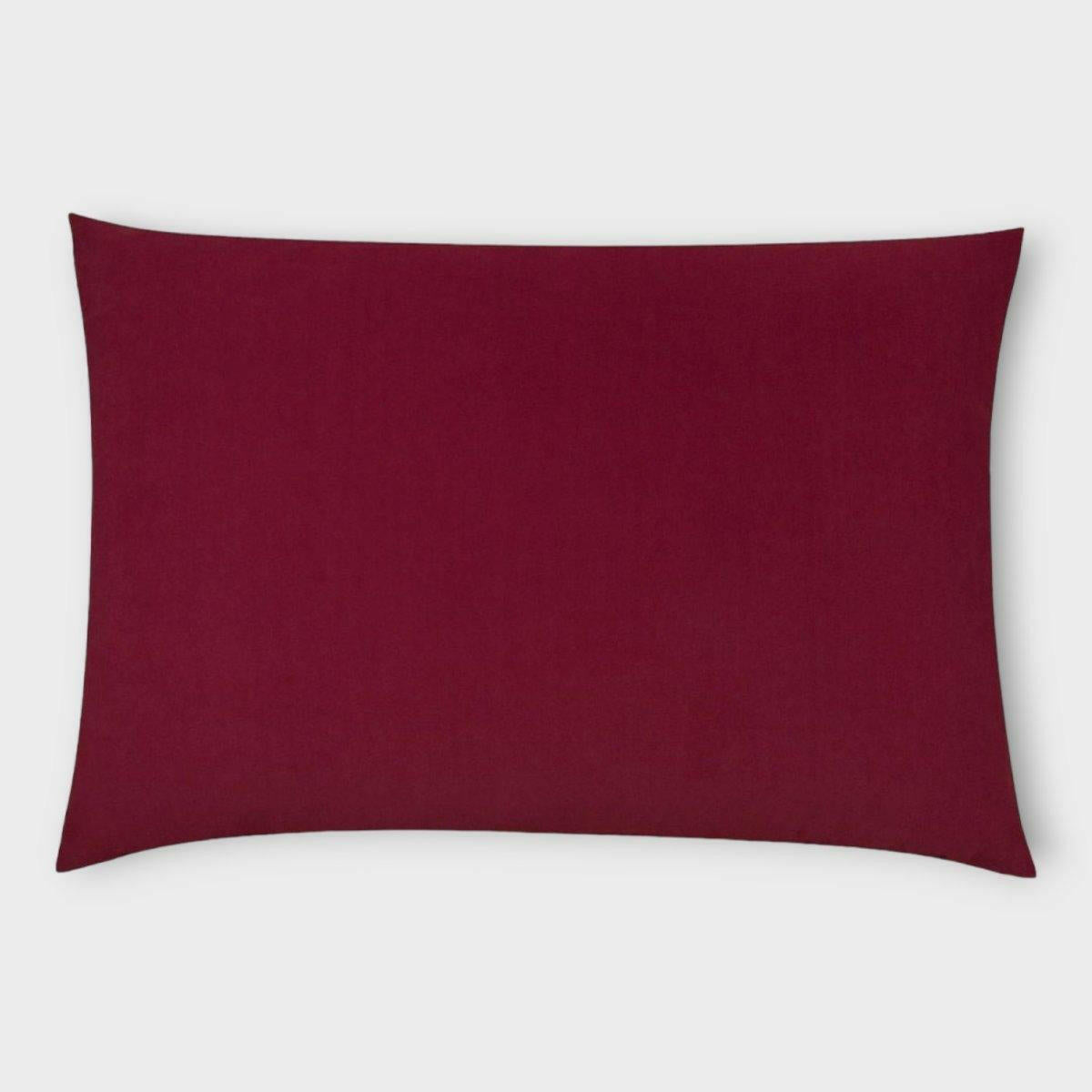 Oxblood Red Velvet Cushion.