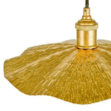 Piper 1 Light Single Pendant Gold Leaf.