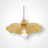 Piper 1 Light Single Pendant Gold Leaf.