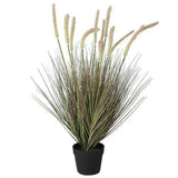 Potted Faux Onion Grass.