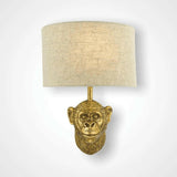 Raul Monkey Wall Light Gold.