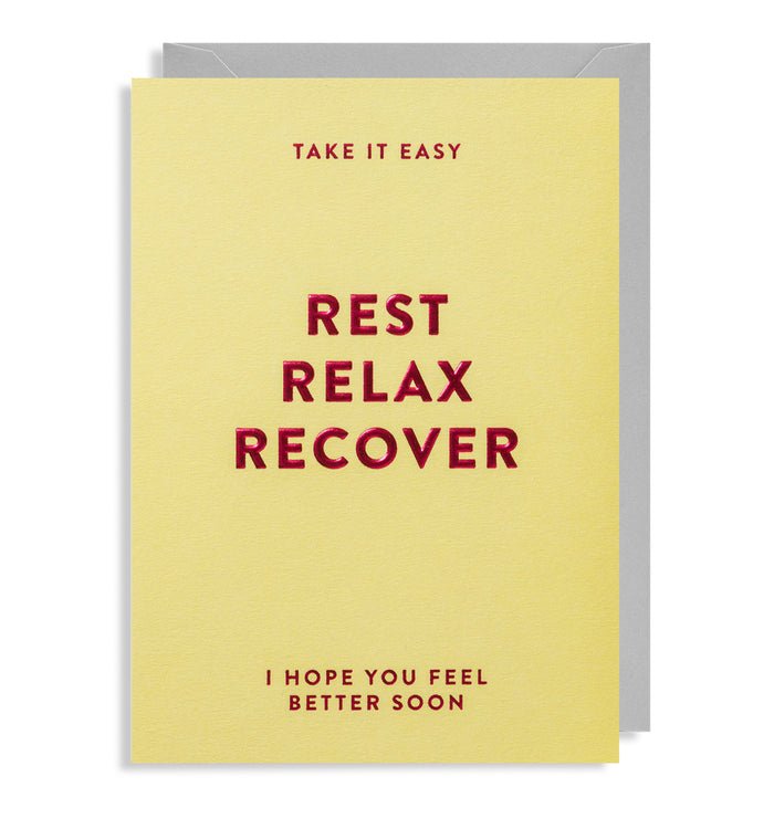 Rest Relax Recover Card - Persora