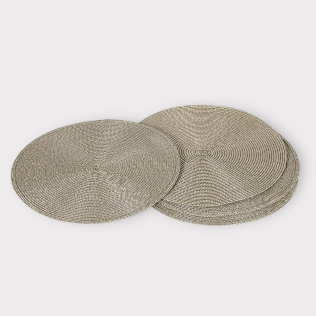 Round Placemat in Biscuit - Persora