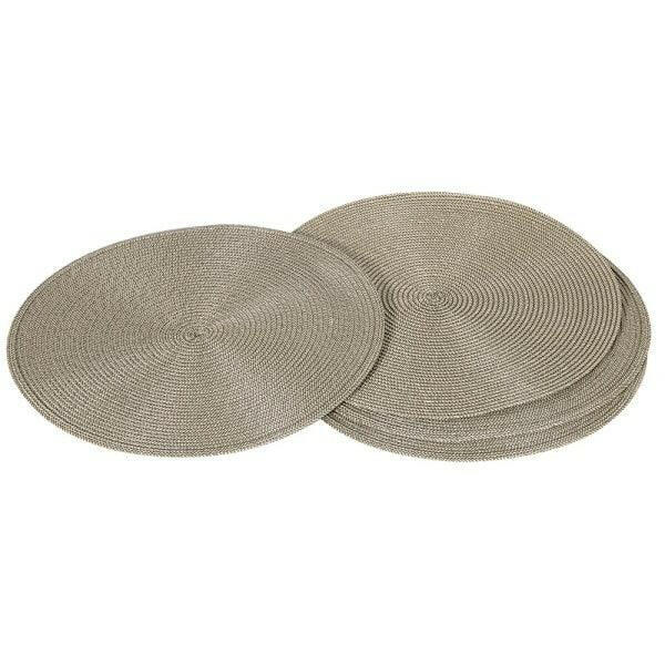 Round Placemat in Biscuit - Persora