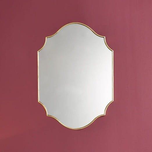 Ruggiero Rectangle Mirror With Gold Detail 70 x 50cm - Persora
