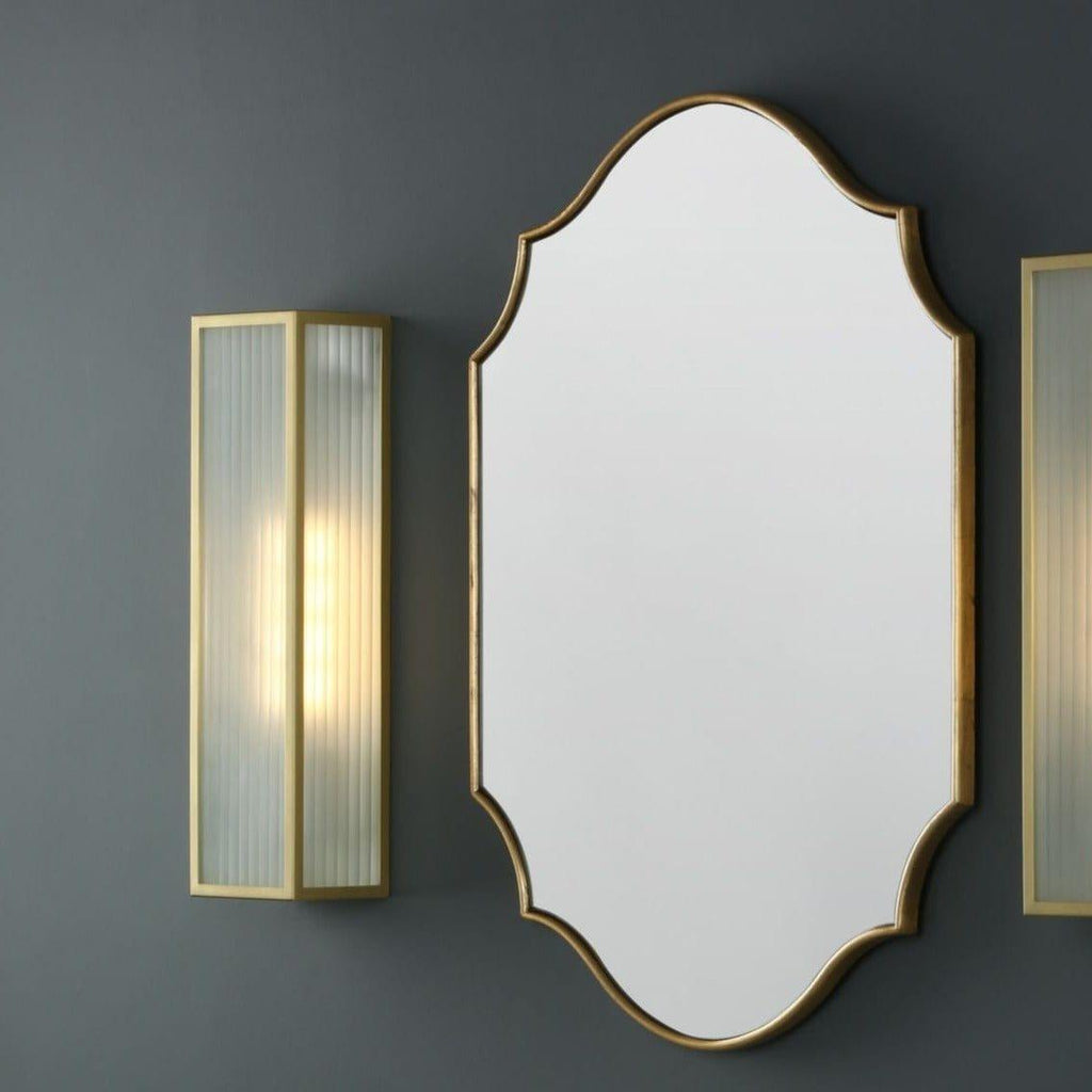 Ruggiero Rectangle Mirror With Gold Detail 70 x 50cm - Persora