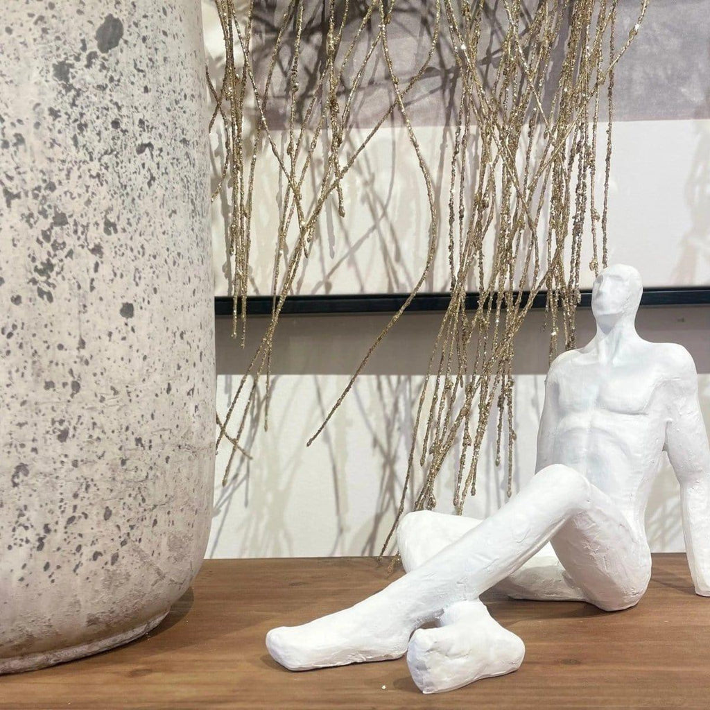 Sculptural Man Decor in Off White | The Lunatiques - Persora