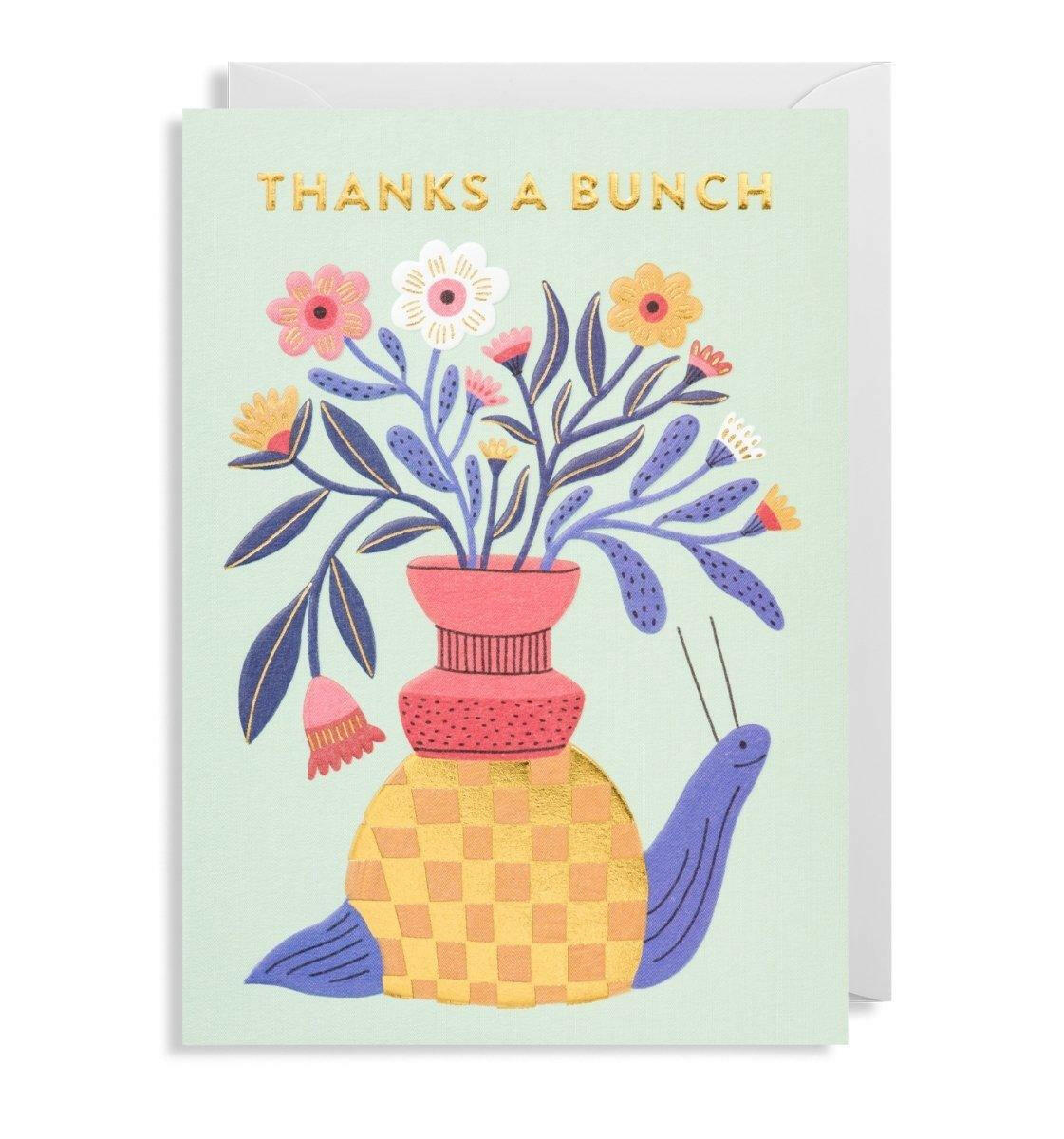 Thanks A Bunch Greeting Card.